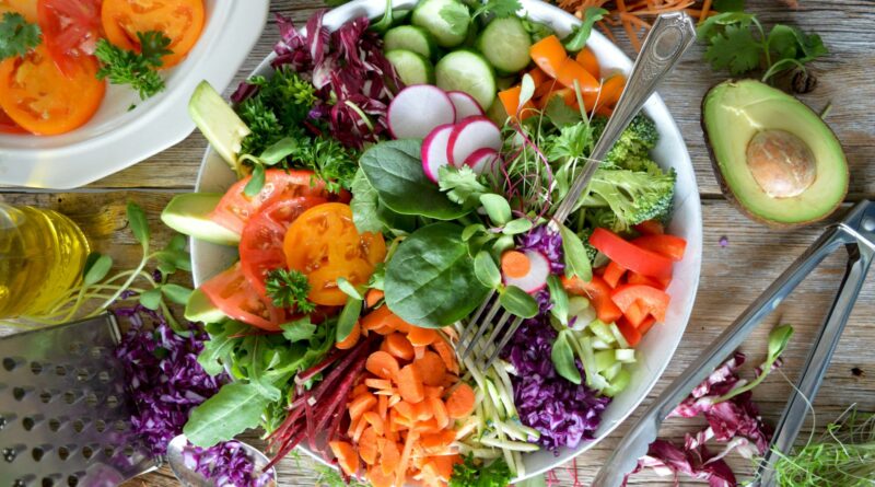 close-up photo of vegetable salad